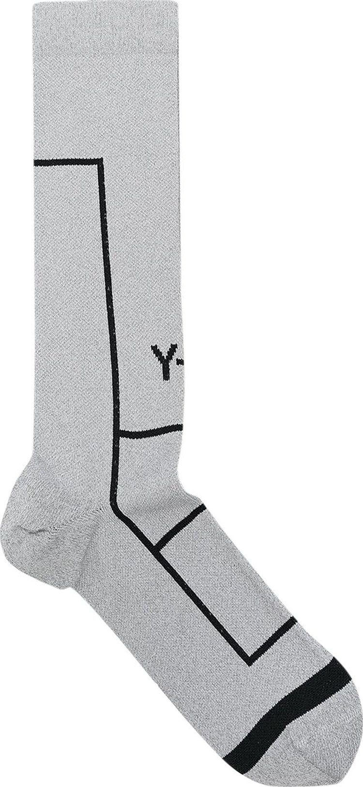 Y 3 Reflective Socks Grey