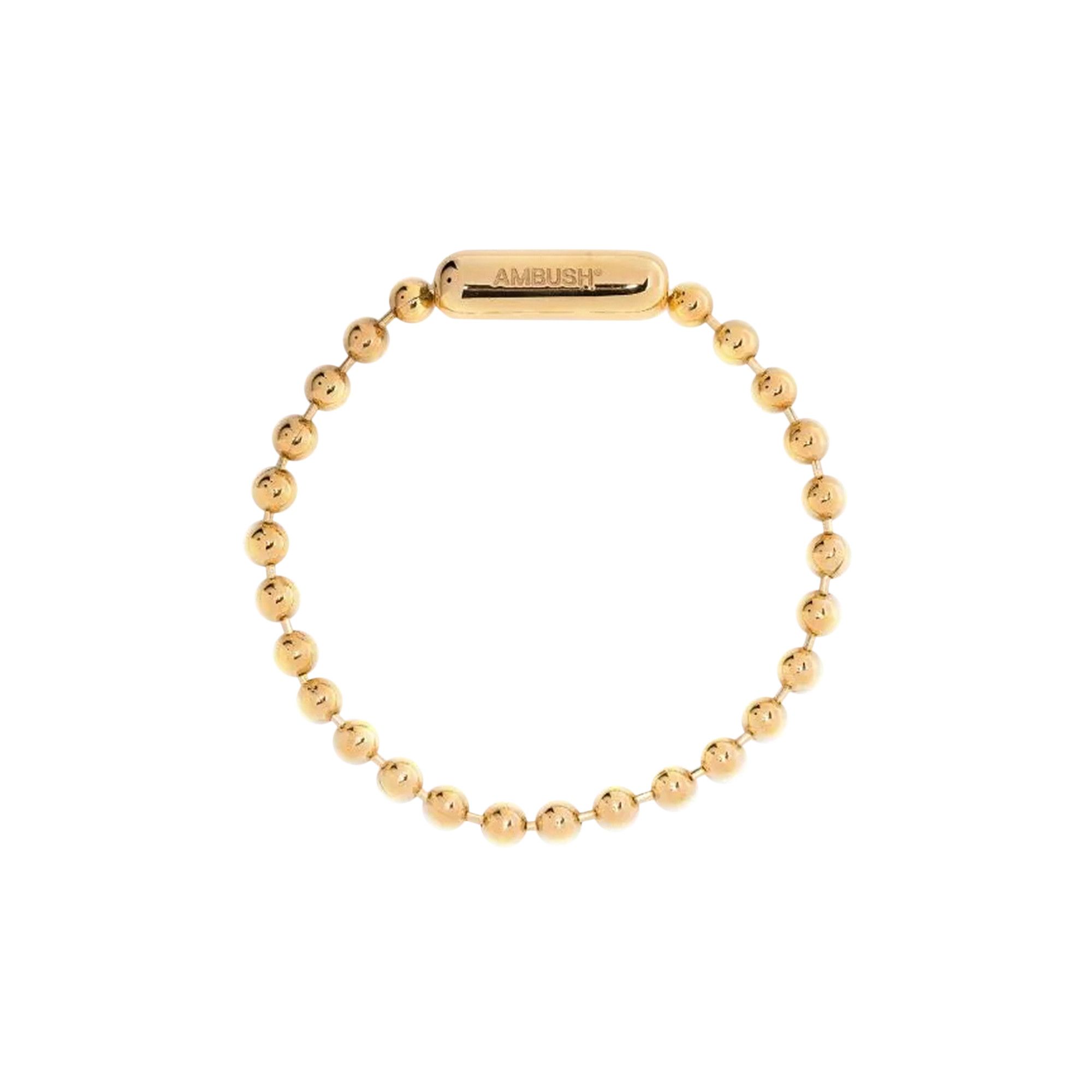 Buy Ambush Ball Chain Bracelet 'Gold' - BWOA015S21MET0017600 GOLD