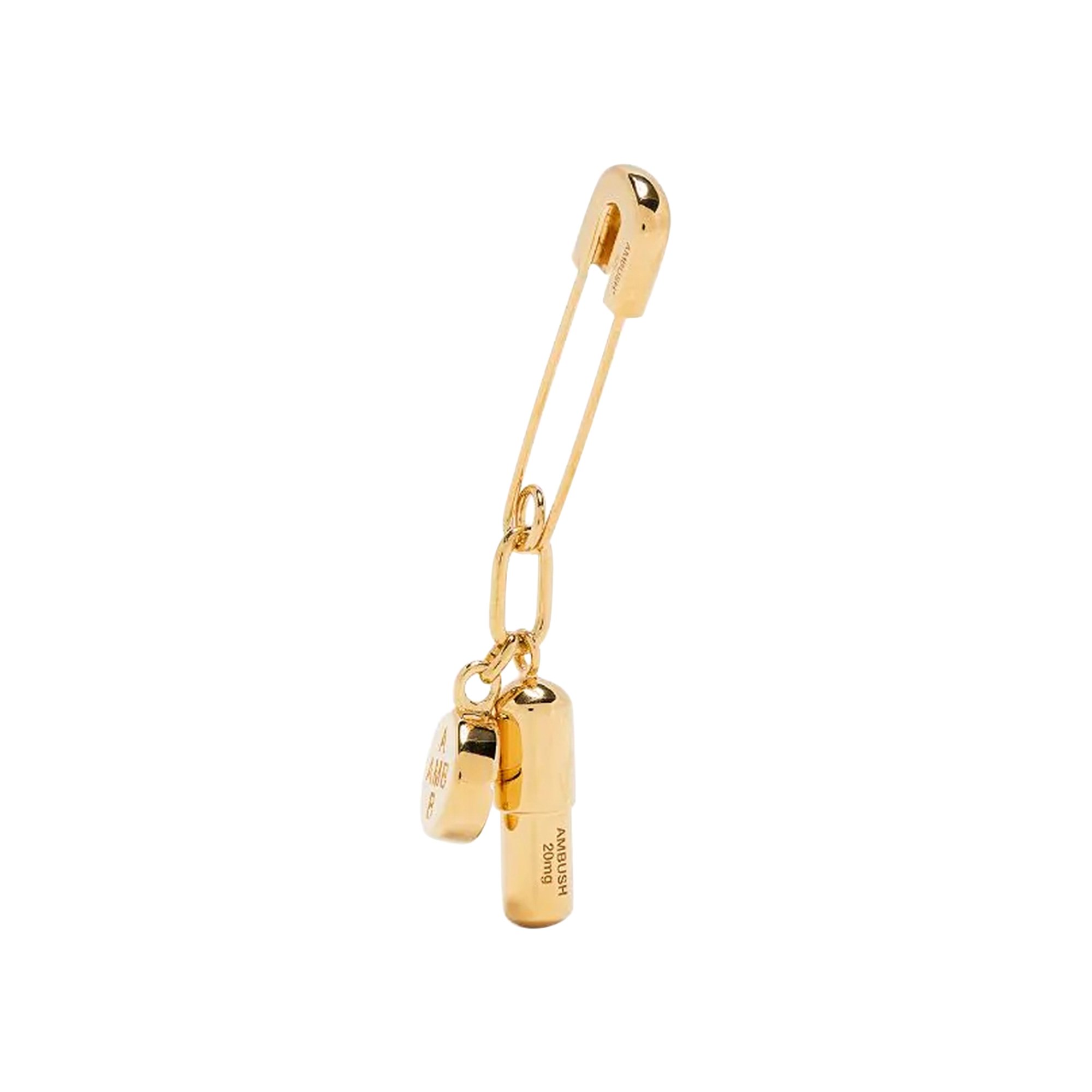 Buy Ambush Pill Charm Earring 2 'Gold' - BMOD007F20MET0017600 GOLD