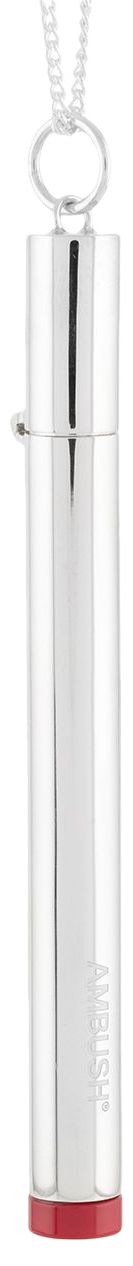 Ambush Cig Case Necklace SilverRed