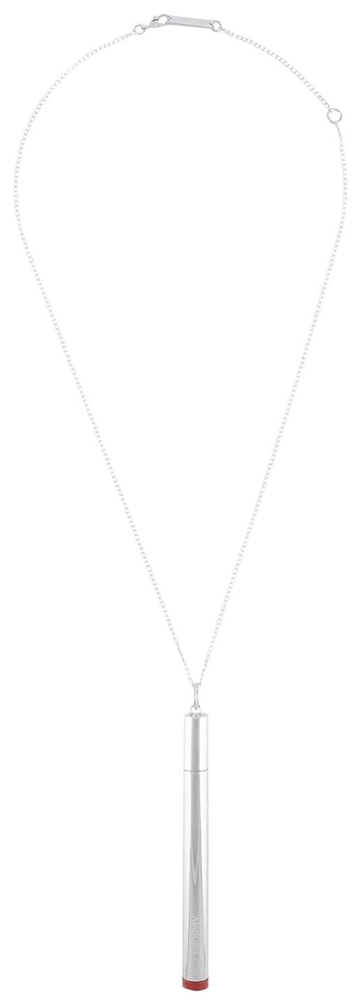 Ambush Cig Case Necklace SilverRed