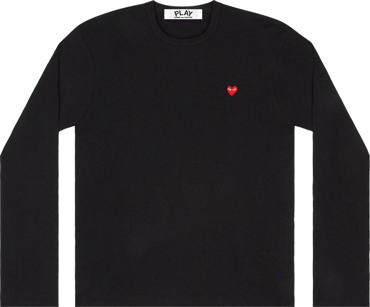 Comme des Garçons PLAY Mini Heart Long-Sleeve T-Shirt 'Black'