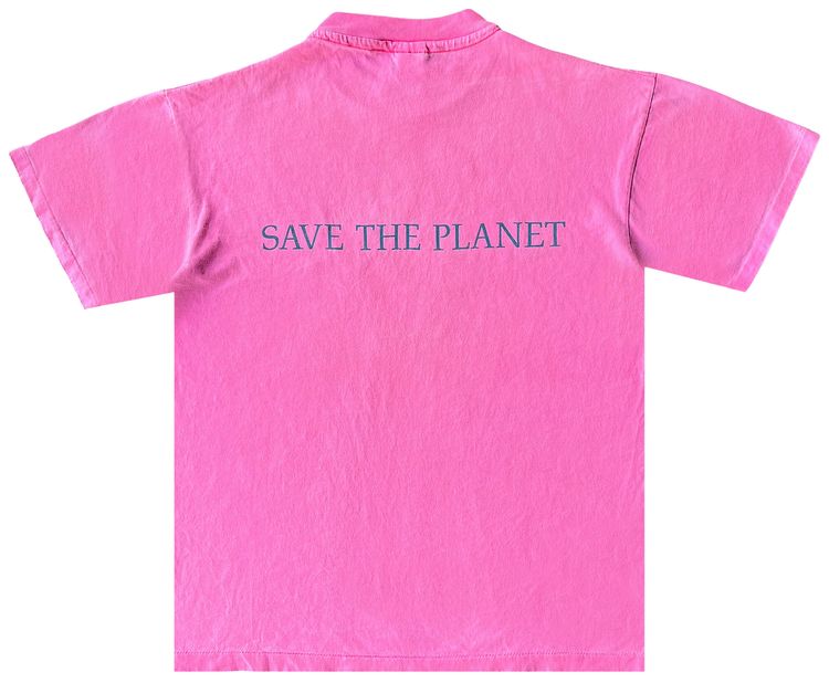 Vintage Hard Rock Cafe Washington DC Save The Planet Tee Pink