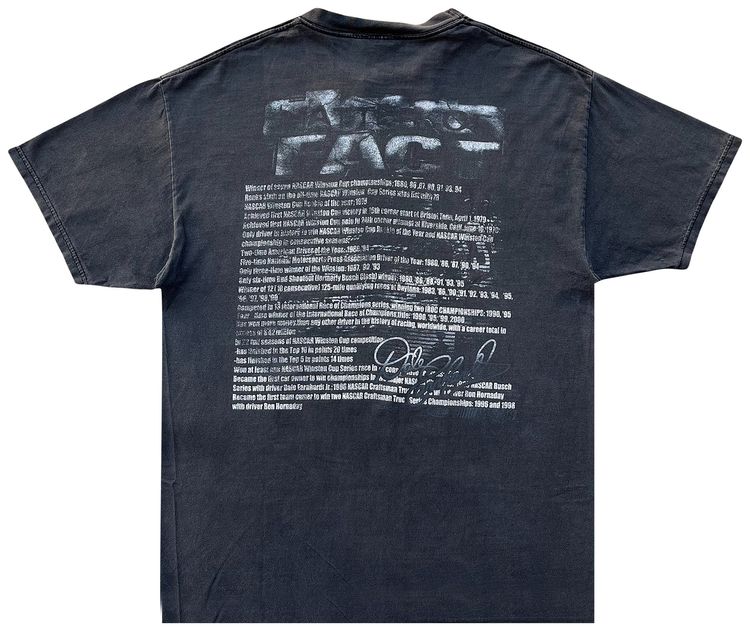 Vintage Dale Earnhardt Racing Tee Black