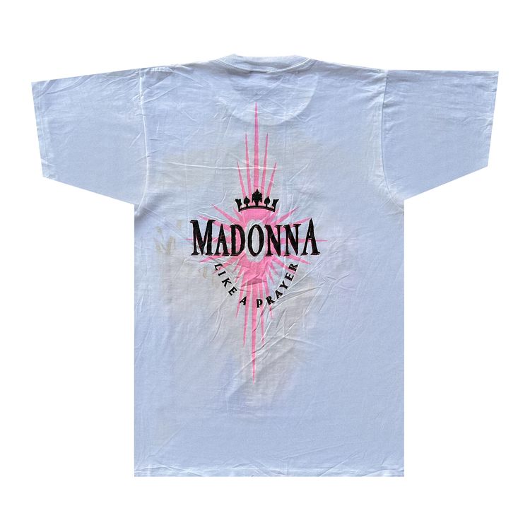 Vintage Madonna Like a Prayer Tee White