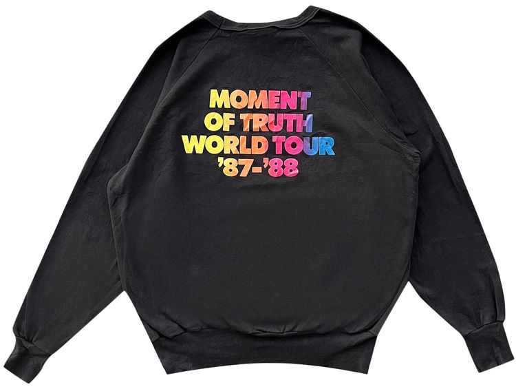 Vintage Whitney Houston World Tour Long Sleeve Black