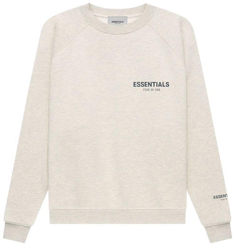 Fear of God Essentials Pullover Crewneck Light Heather Oatmeal