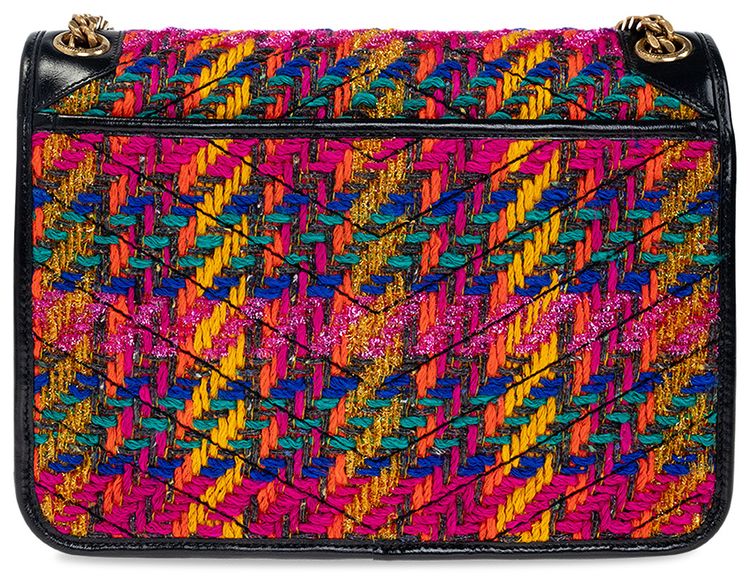 Saint Laurent Niki Medium Shoulder Bag RossoMulticolorcolNero