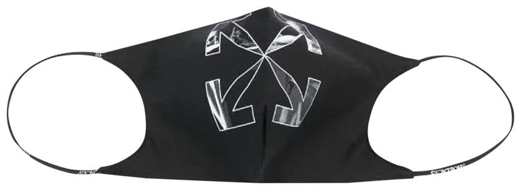 Off White Carav Arrow Simple Mask BlackGrey