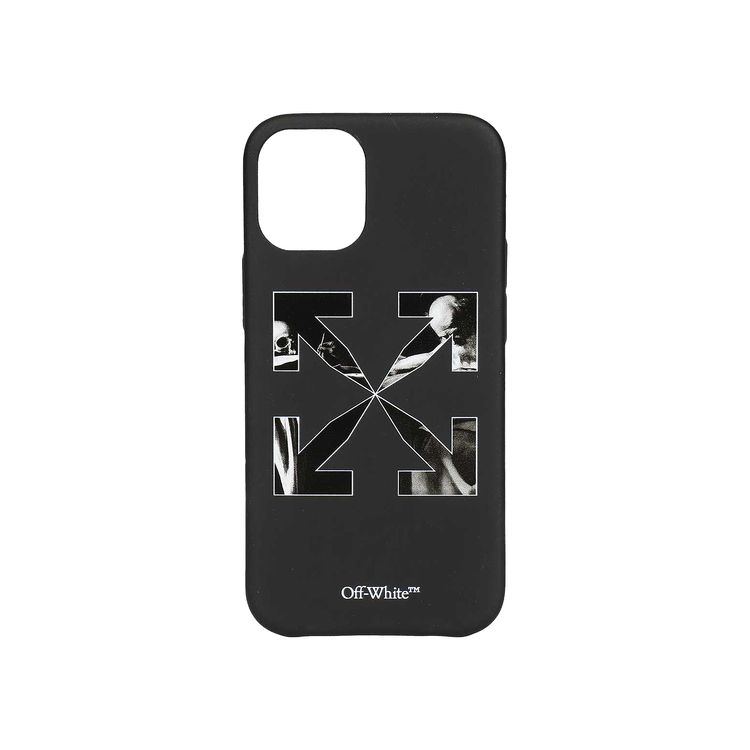 Off White Carav Arrow iPhone 12 Mini Case BlackWhite