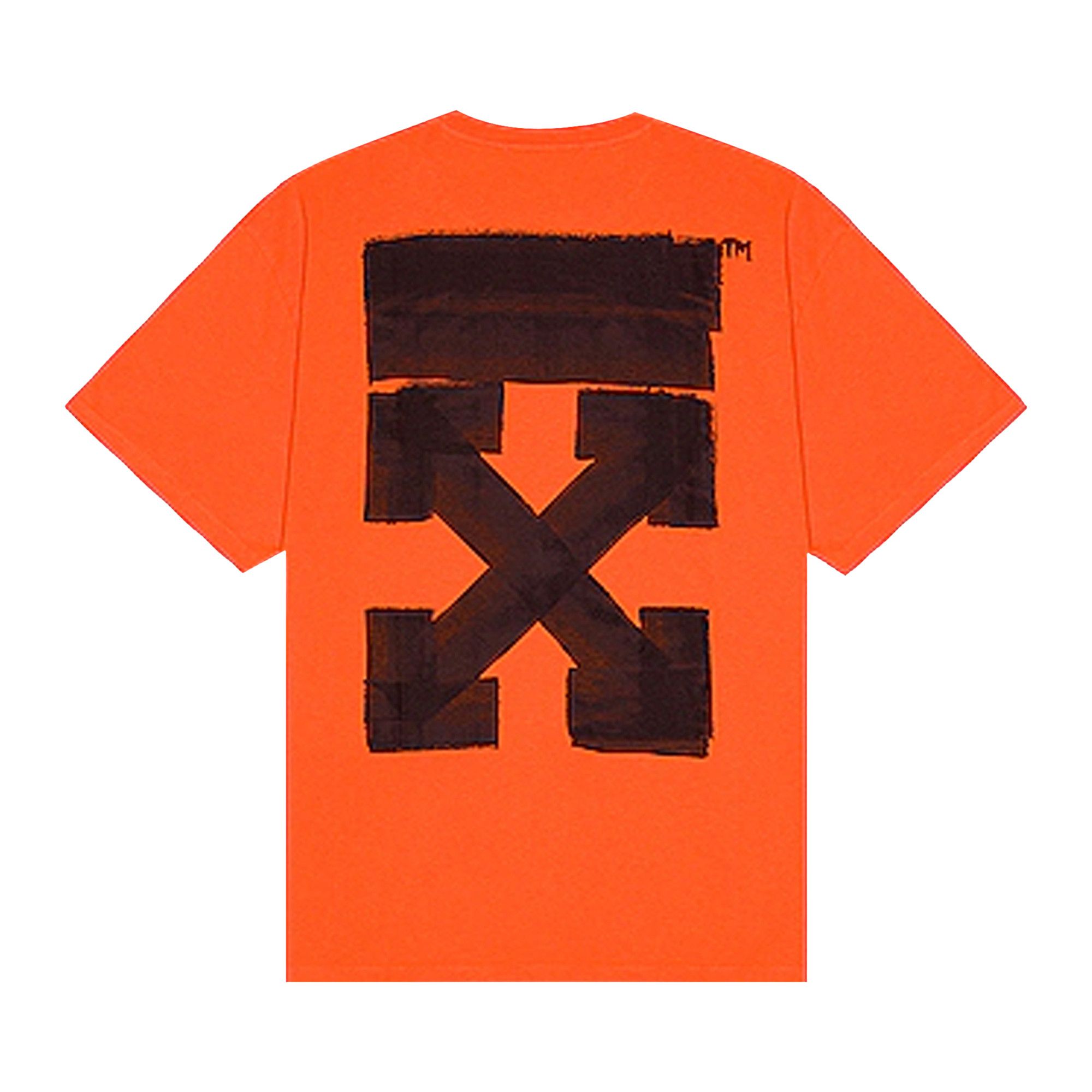 Black and orange off white shirt clearance