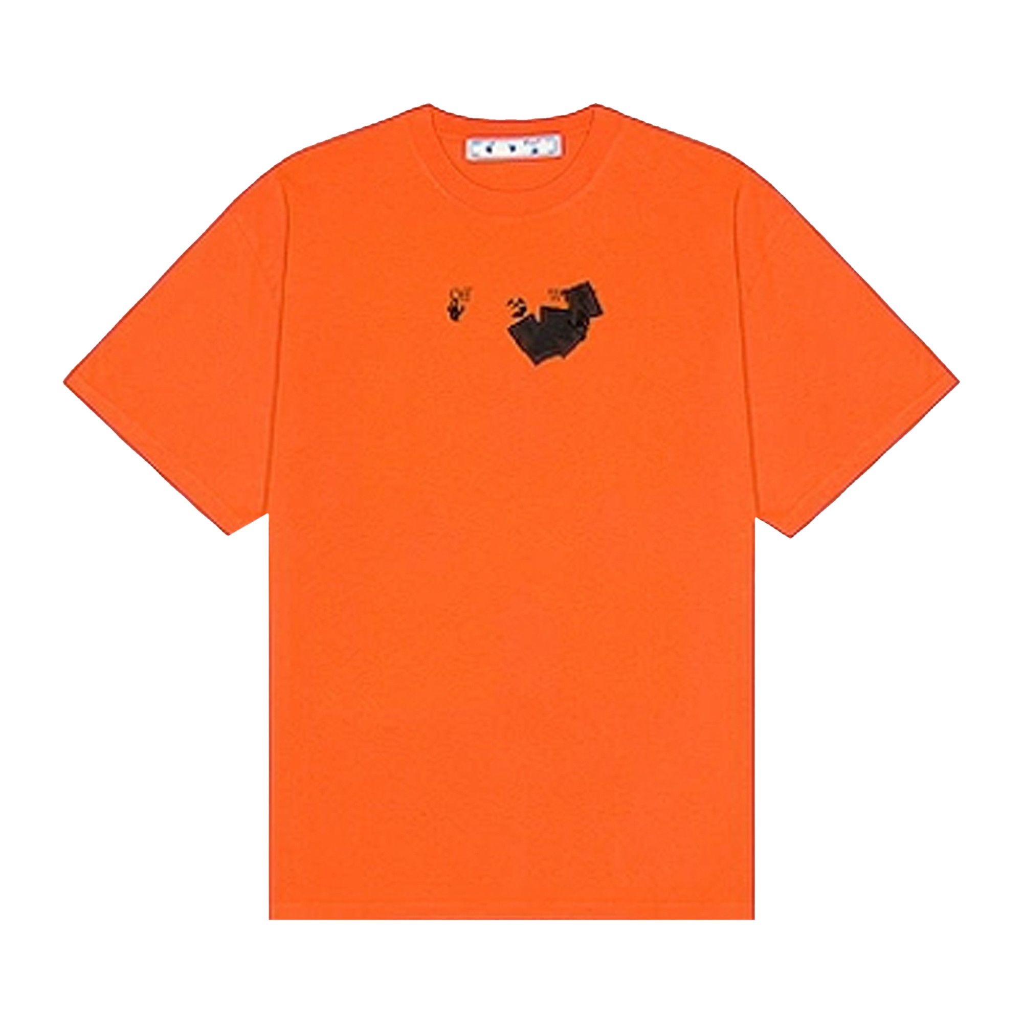 Black and orange off white shirt hotsell
