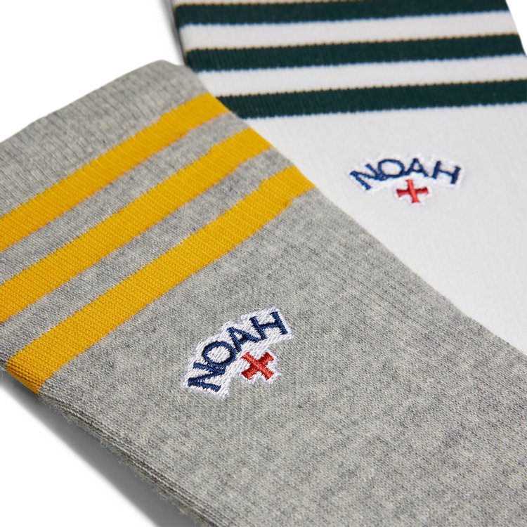 adidas x Noah 3 Pack Socks WhiteMedium Grey Heather