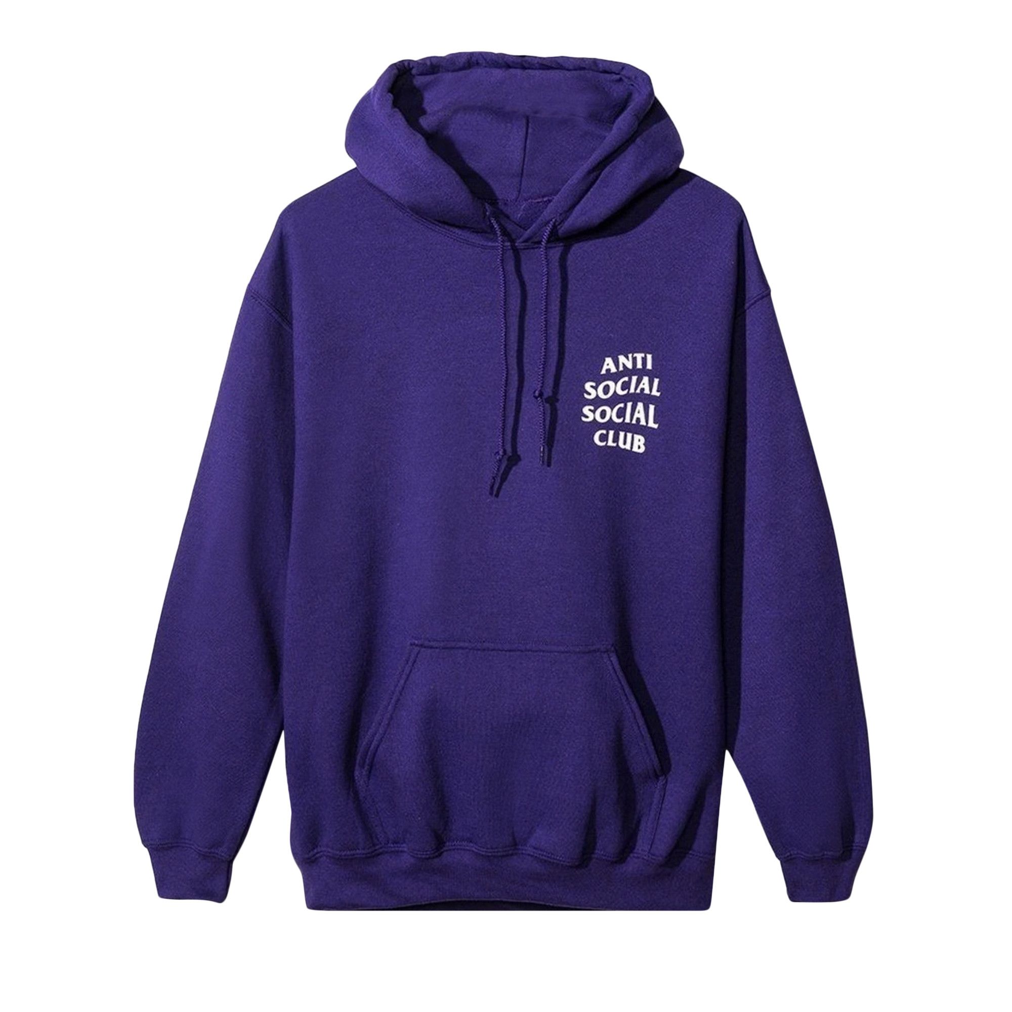 Buy Anti Social Social Club Rain Hoodie Purple 0657