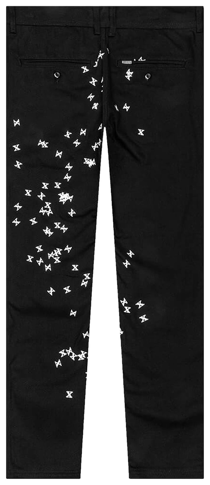 Pleasures Vomit Printed Trousers Black