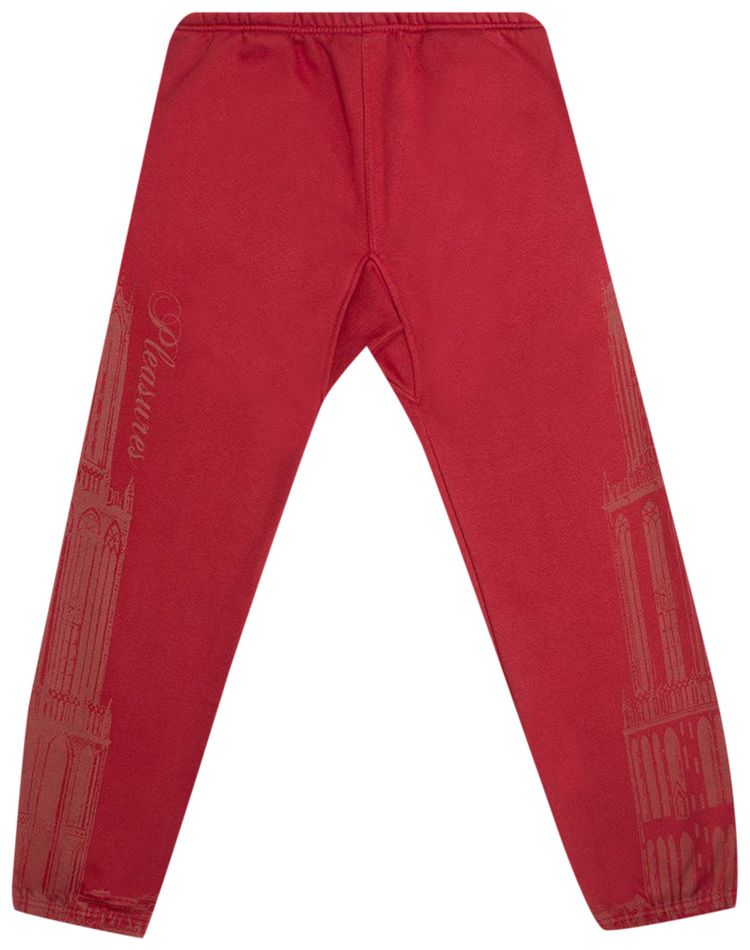 Pleasures Warsaw Sweatpant Burgundy
