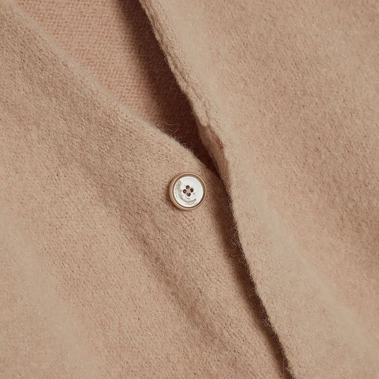 Lemaire Oversized Cardigan Oatmeal