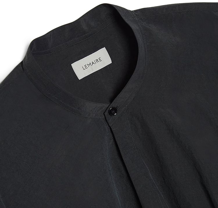 Lemaire Wrapover Shirt Coal