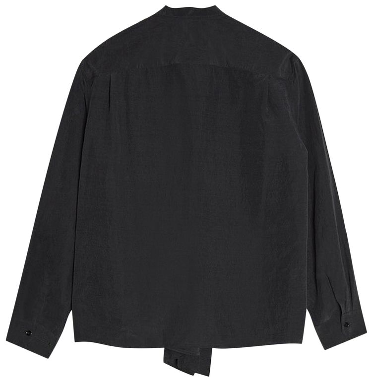Lemaire Wrapover Shirt Coal