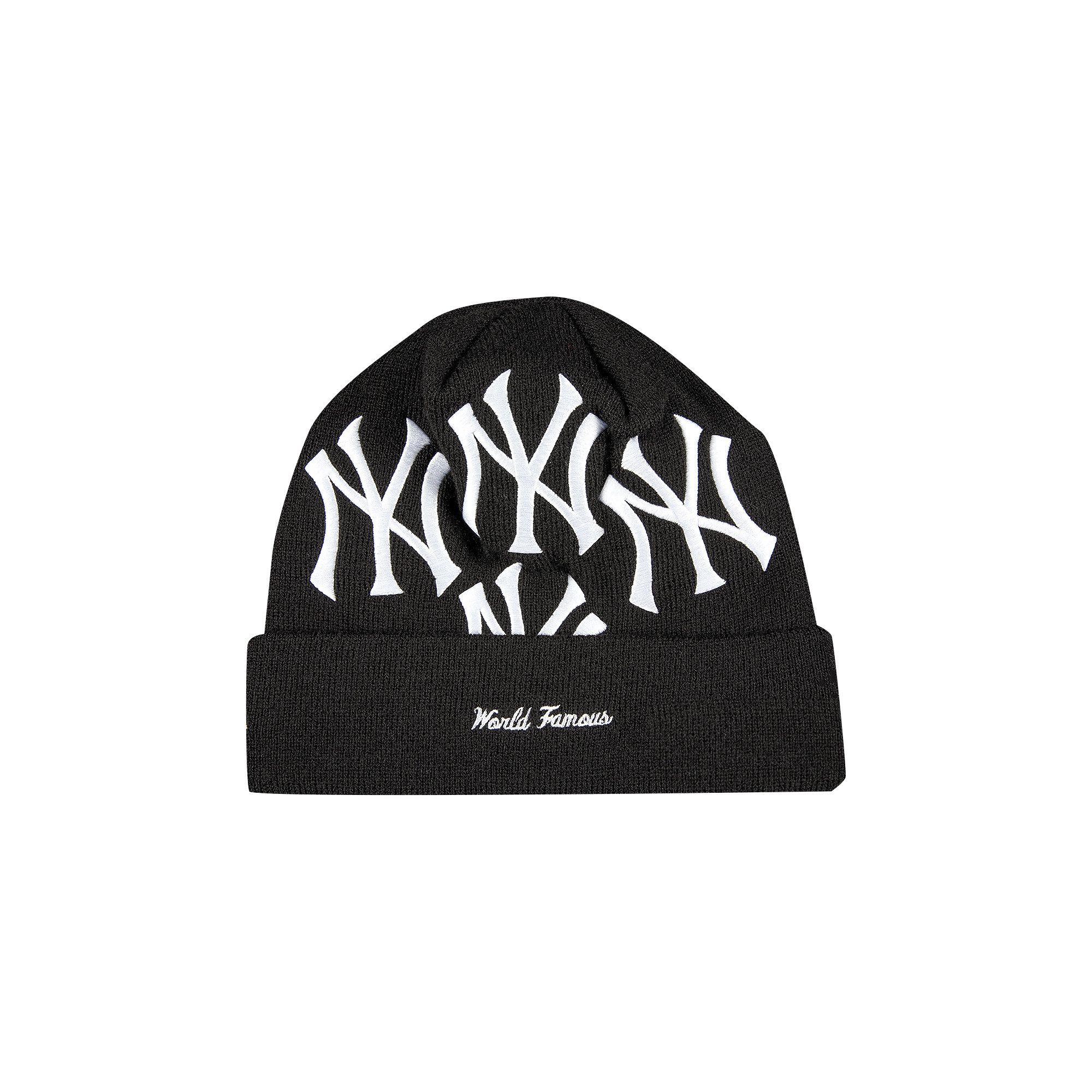 Supreme x New York Yankees x New Era Box Logo Beanie 'Black'