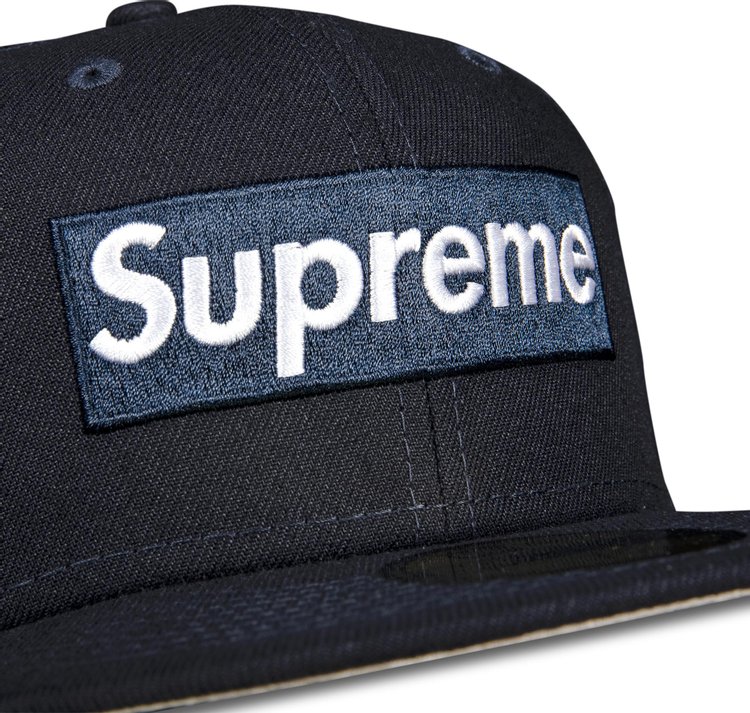 Supreme x New York Yankees Box Logo New Era Navy