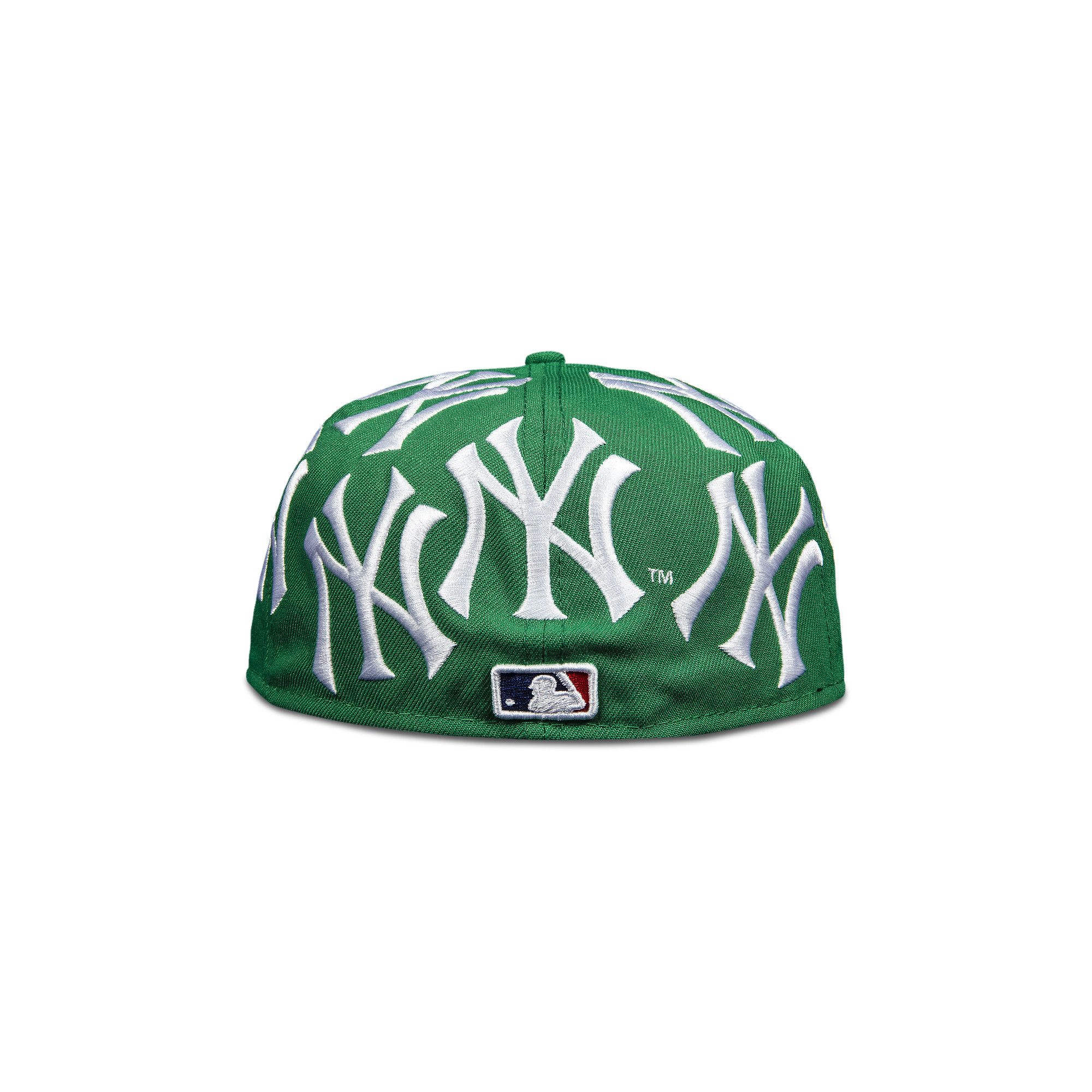 Size 7 1/4 Supreme x New York Yankees Box Logo New Era 'Green'