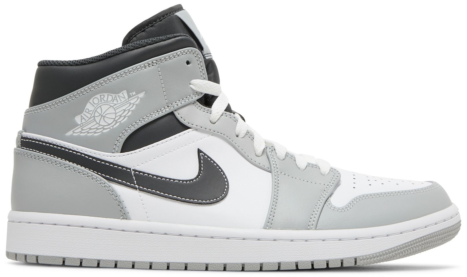 air jordan 1 mid smoke grey size 5