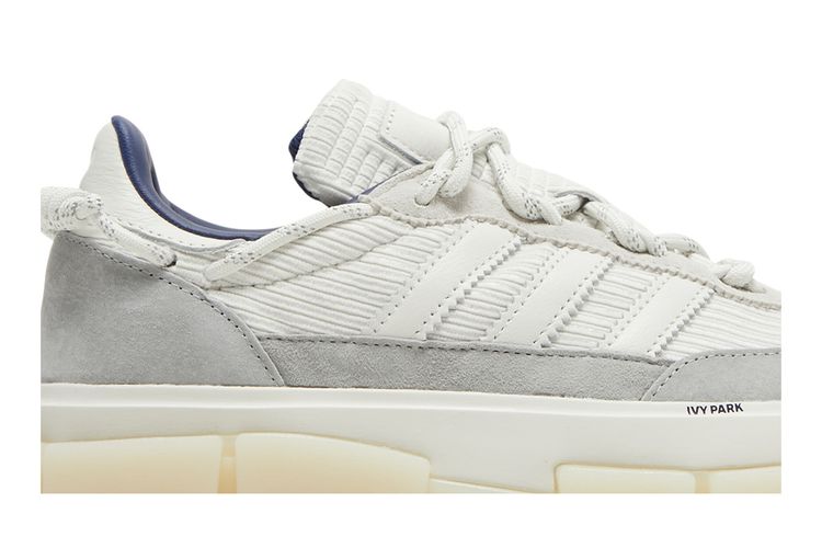 adidas gazelle silver green womens ADIDAS SHOES SNEAKERS Ivy Park Womans Sz 8 White Sleek Boots Gumsole  Renaissance – conSHINEment main image 0