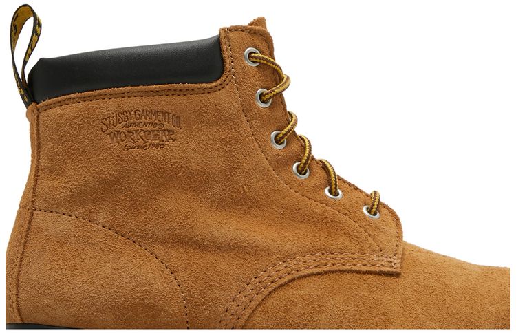 Stussy x Dr Martens 939 Suede Ankle Boots Chestnut