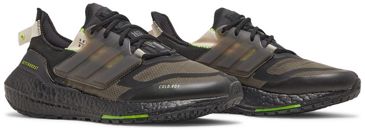 Adidas UltraBoost 22 ColdRDY Black Solar Yellow