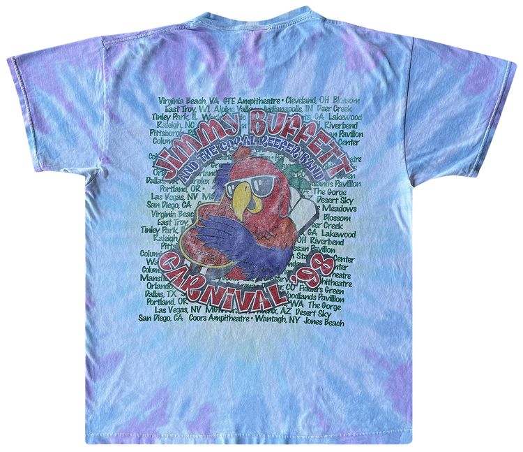 Vintage Jimmy Buffett Tie Dye Tour Tee Tie Dye