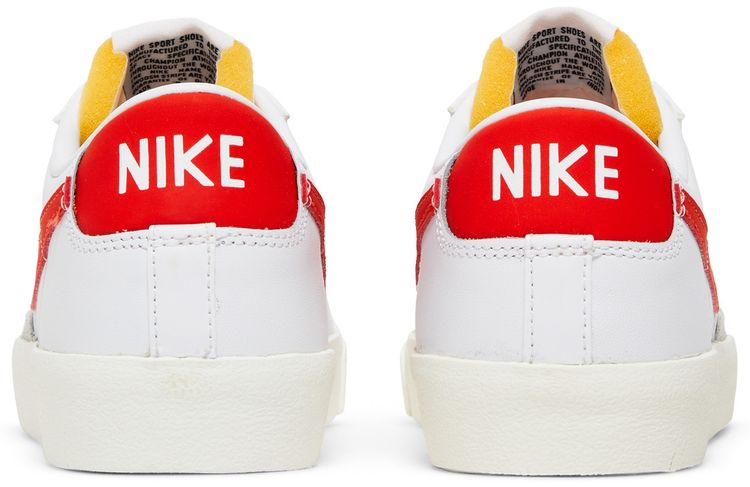 Nike Blazer Low 77 Vintage White Team Orange