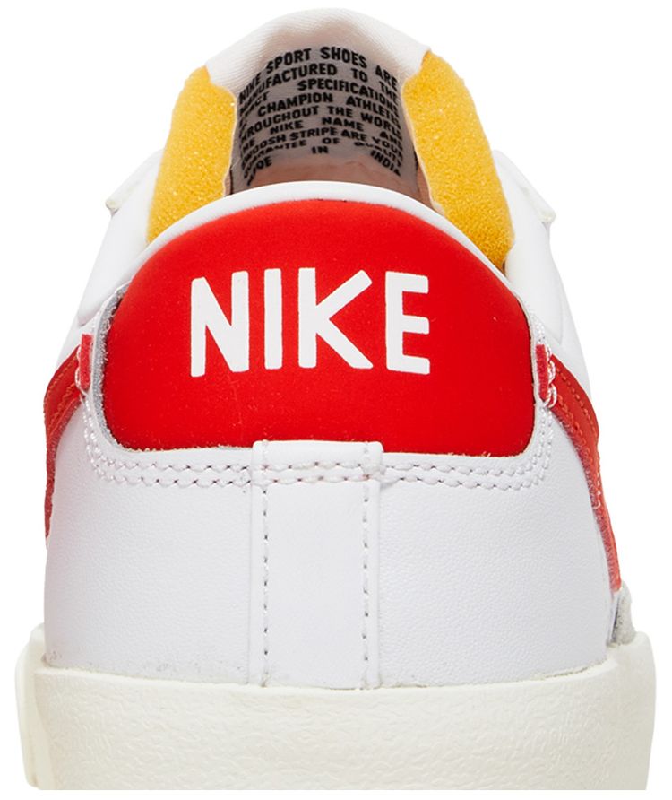 Nike Blazer Low 77 Vintage White Team Orange