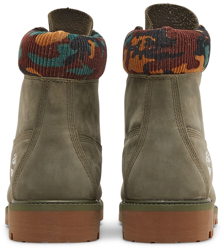 Timberland 6 Inch Heritage Warm Lined Boot Dark Green Camo