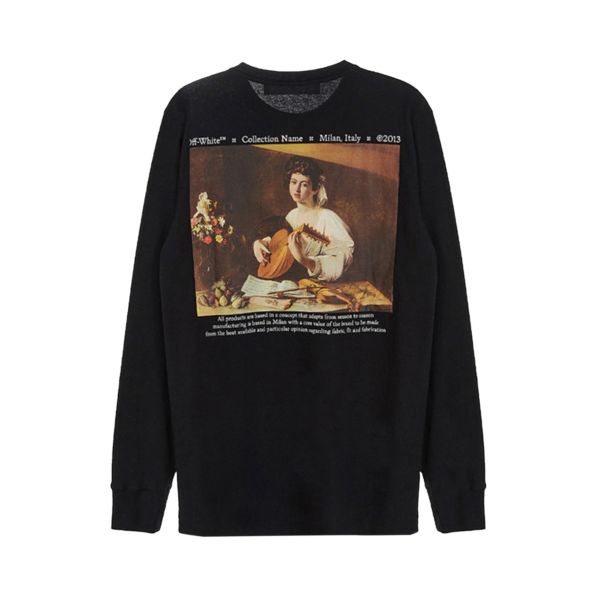 Buy Off-White Caravaggio Lute Long-Sleeve Tee 'Black/Multi