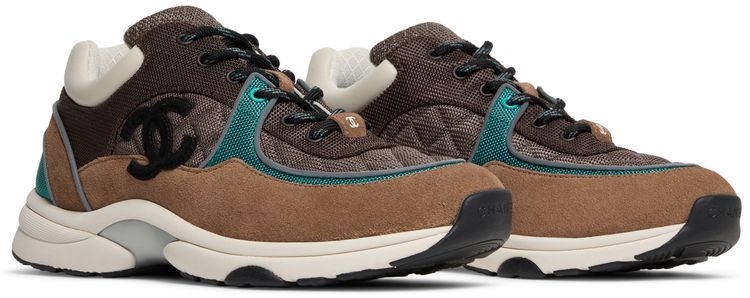 Chanel Sneaker Brown Green