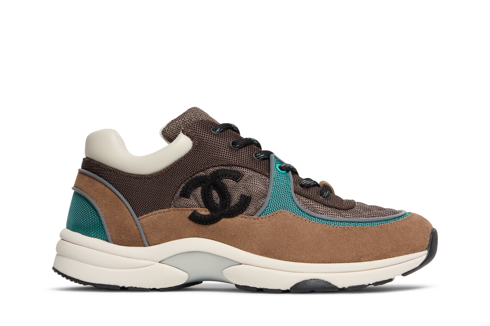 Buy Chanel Sneaker Brown Green G38301 Y55434 K3161 GOAT