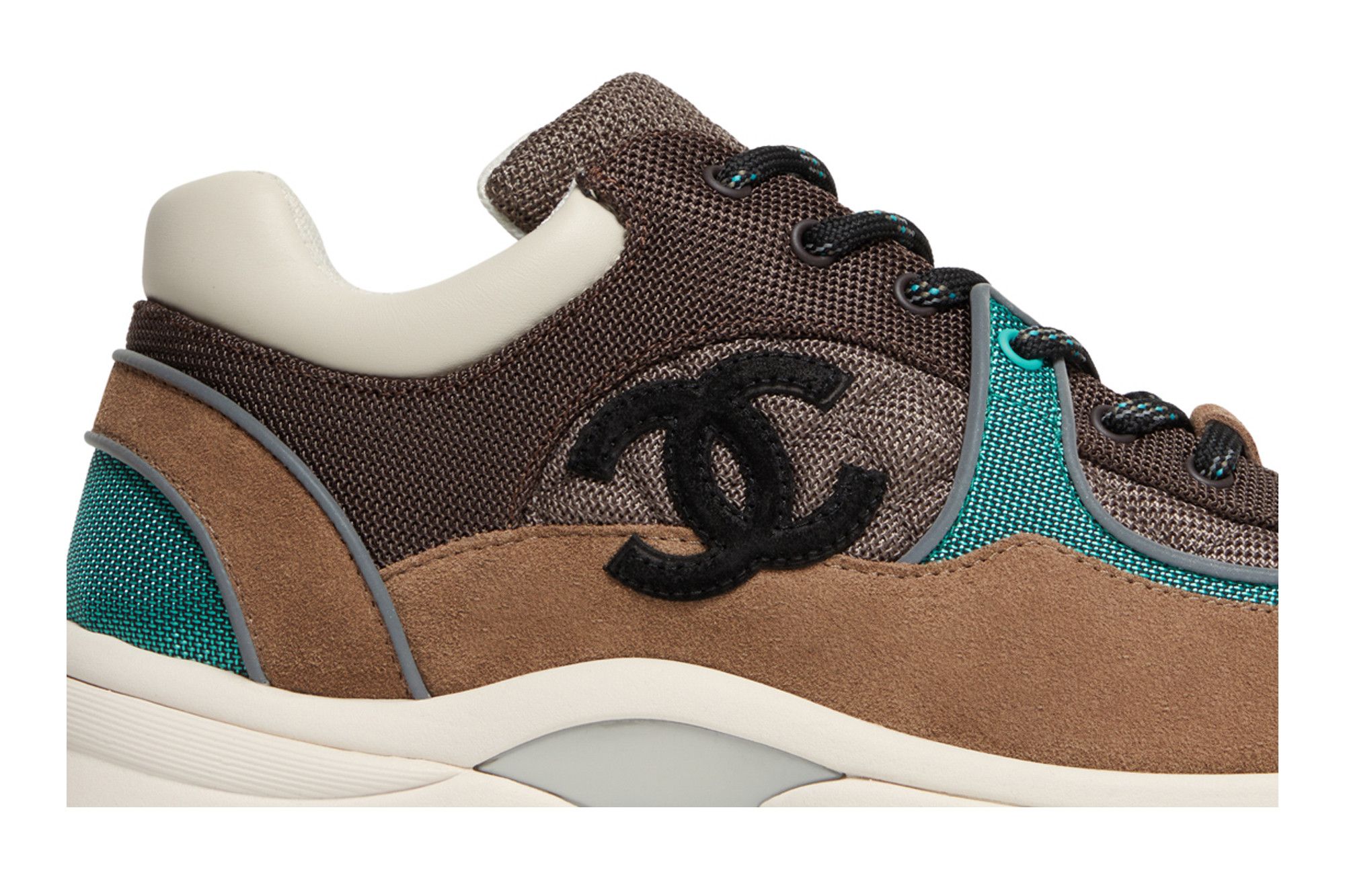 Buy Chanel Sneaker Brown Green G38301 Y55434 K3161 GOAT