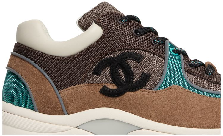 Chanel Sneaker Brown Green