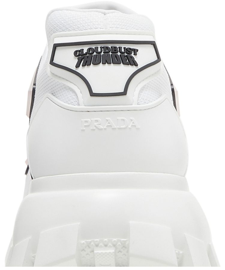 Prada Cloudbust Thunder Knit White Red