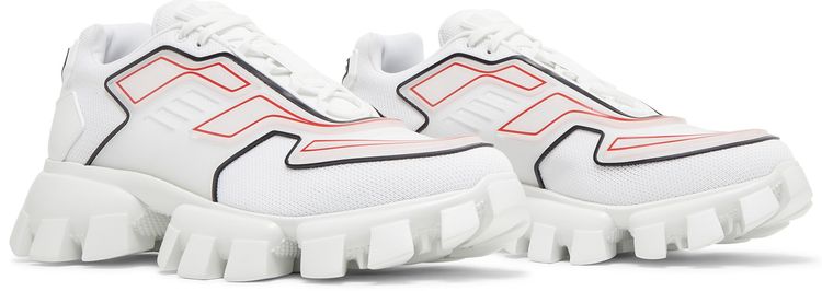 Prada Cloudbust Thunder Knit White Red