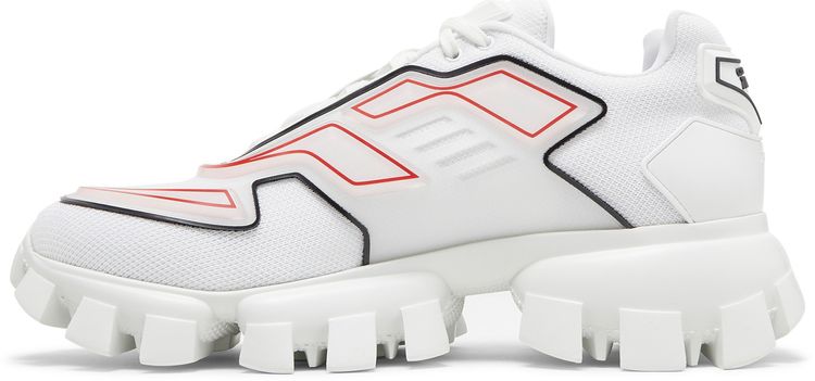 Prada Cloudbust Thunder Knit White Red
