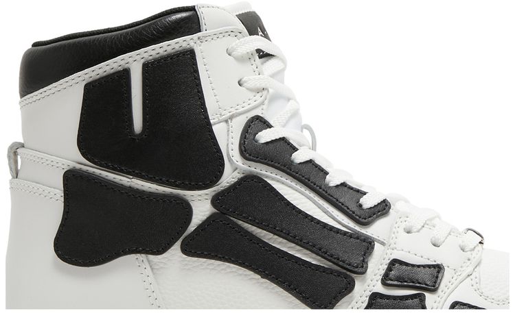 Amiri Skel Top High White Black