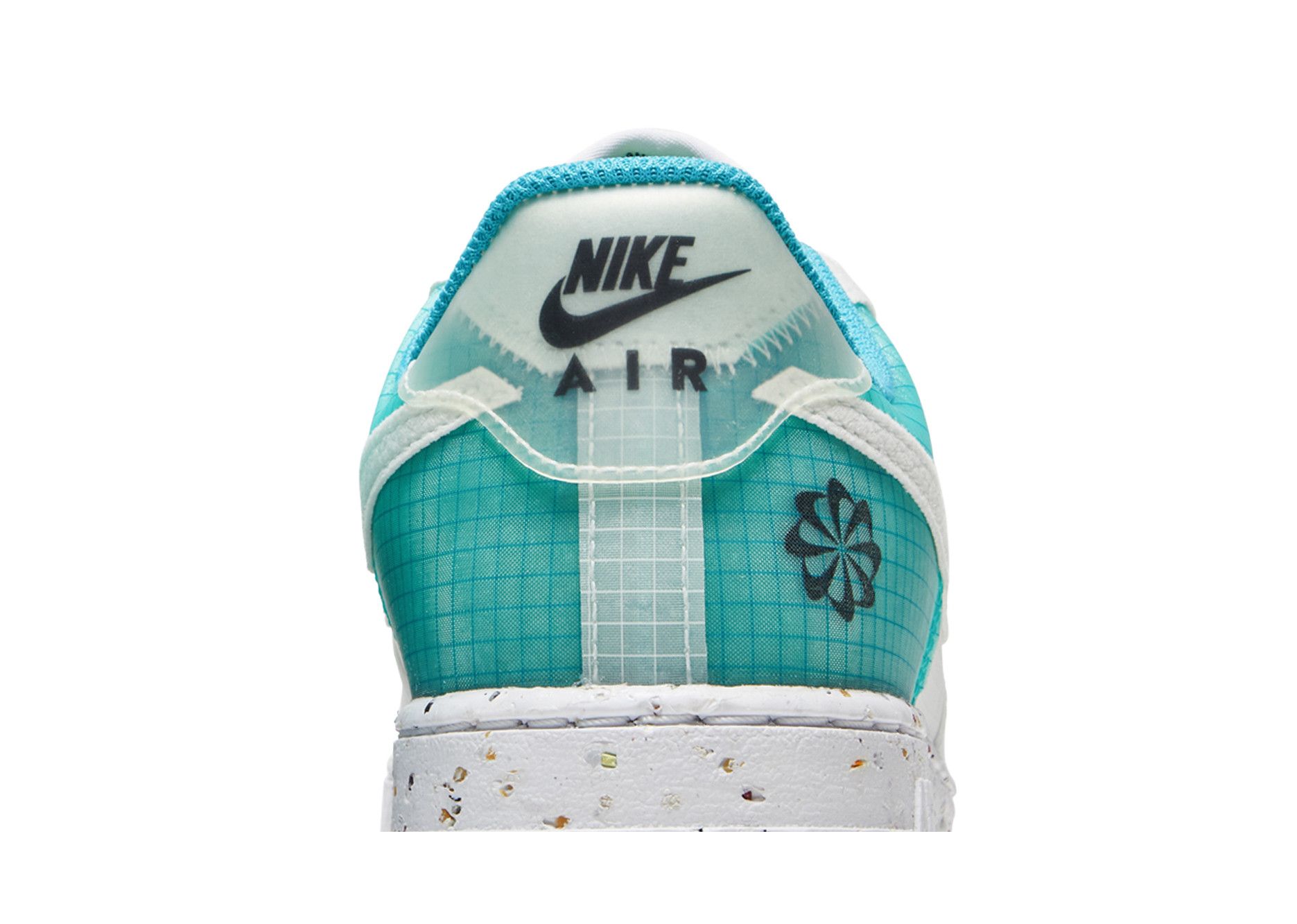 White and turquoise air force ones cheap