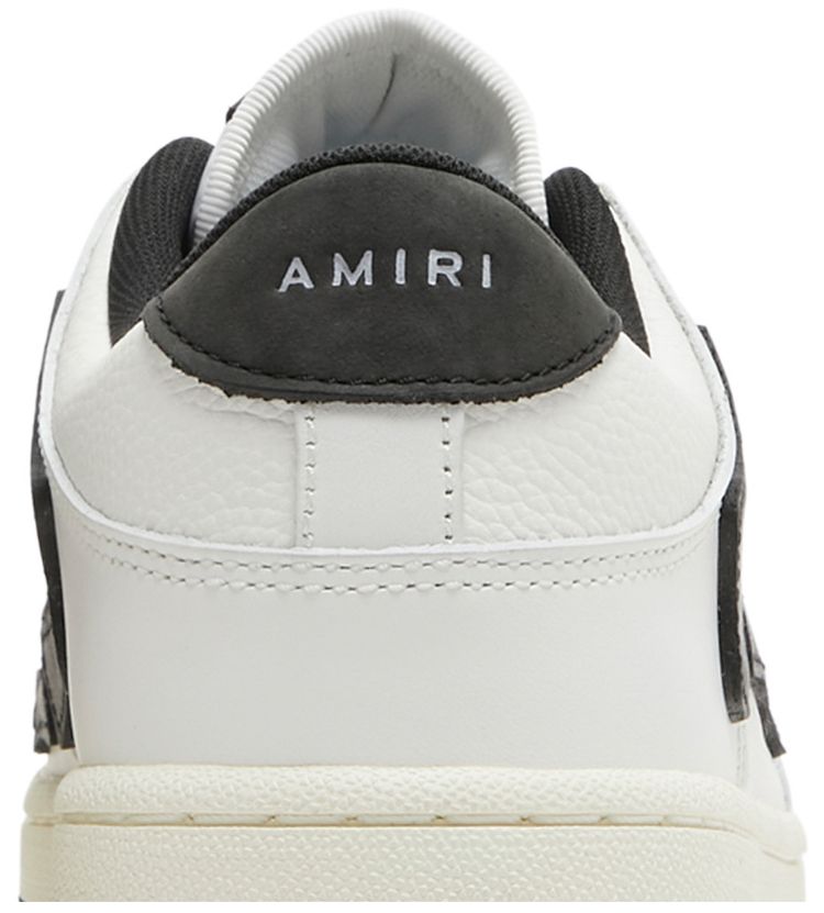 Amiri Skel Top Low White Black