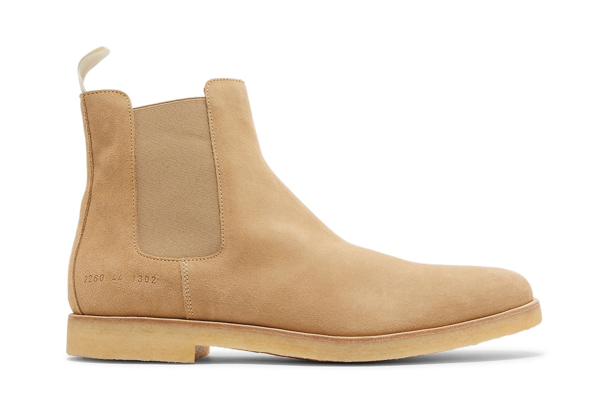 Buy Common Projects Chelsea Boot Suede Tan 2260 1302 GOAT