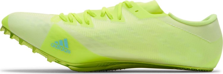 Adizero Prime Sprint Spikes Solar Yellow Clear Aqua