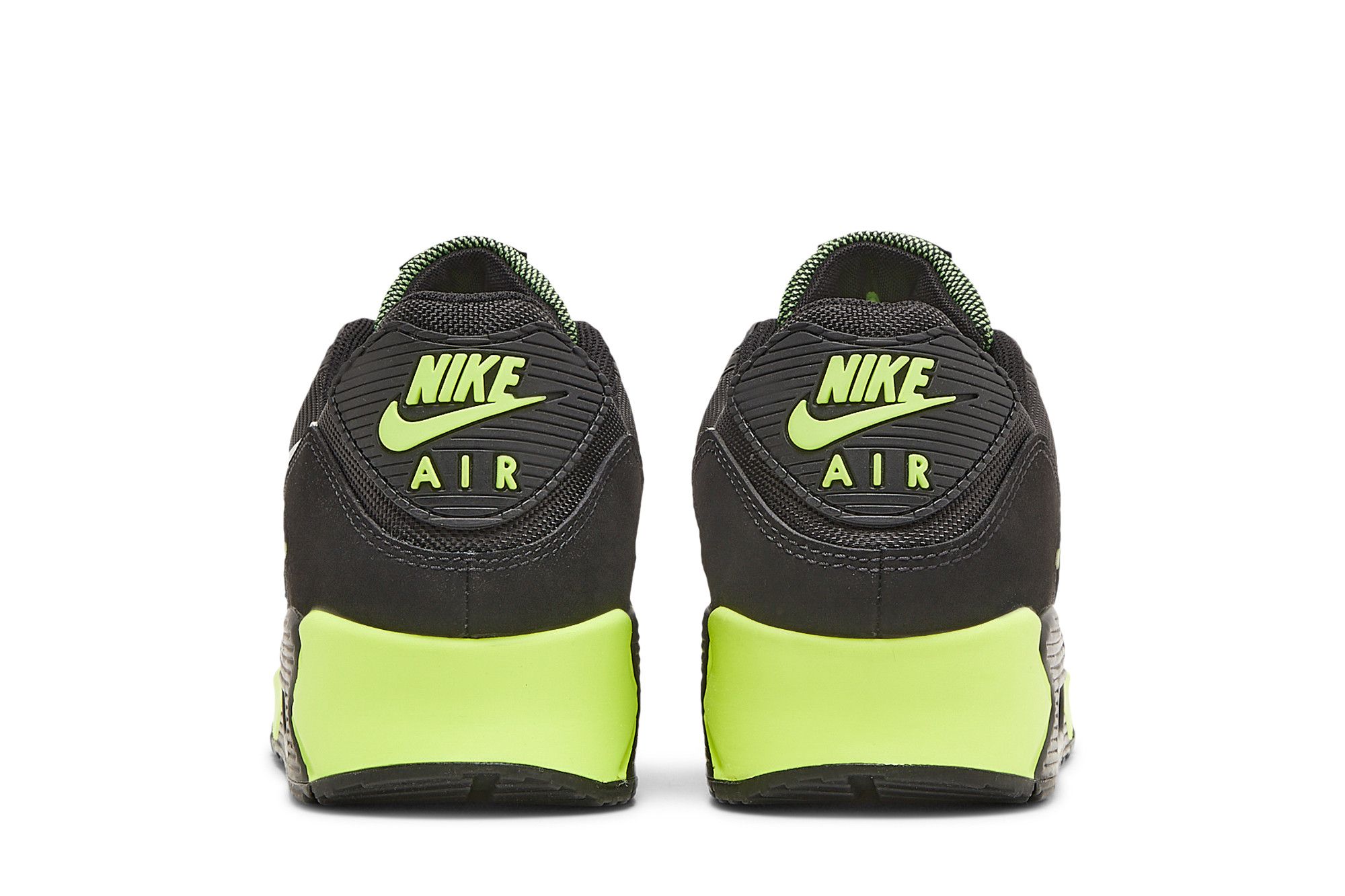 Size 7.5 Air Max 90 'Black Hot Lime'