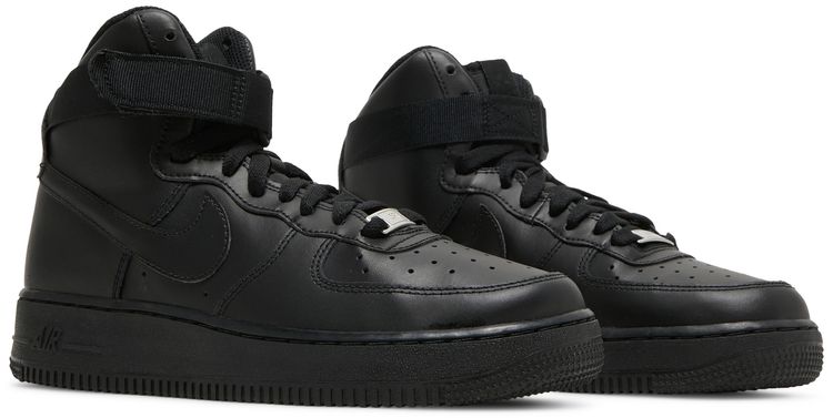 Air Jordan Air Force 1 High LE GS Triple Black