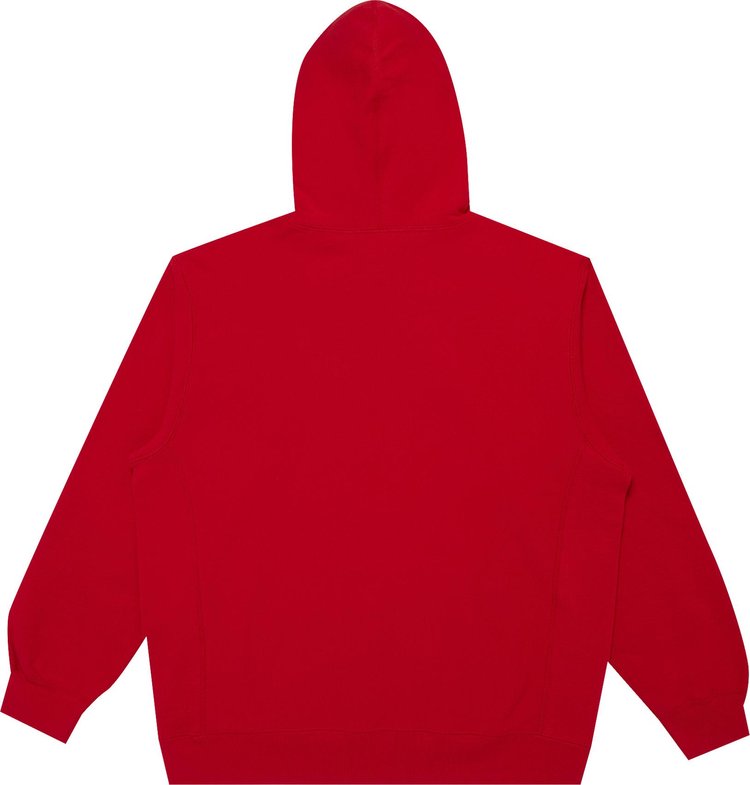 Supreme x Swarovski S Logo Hooded Sweatshirt Red